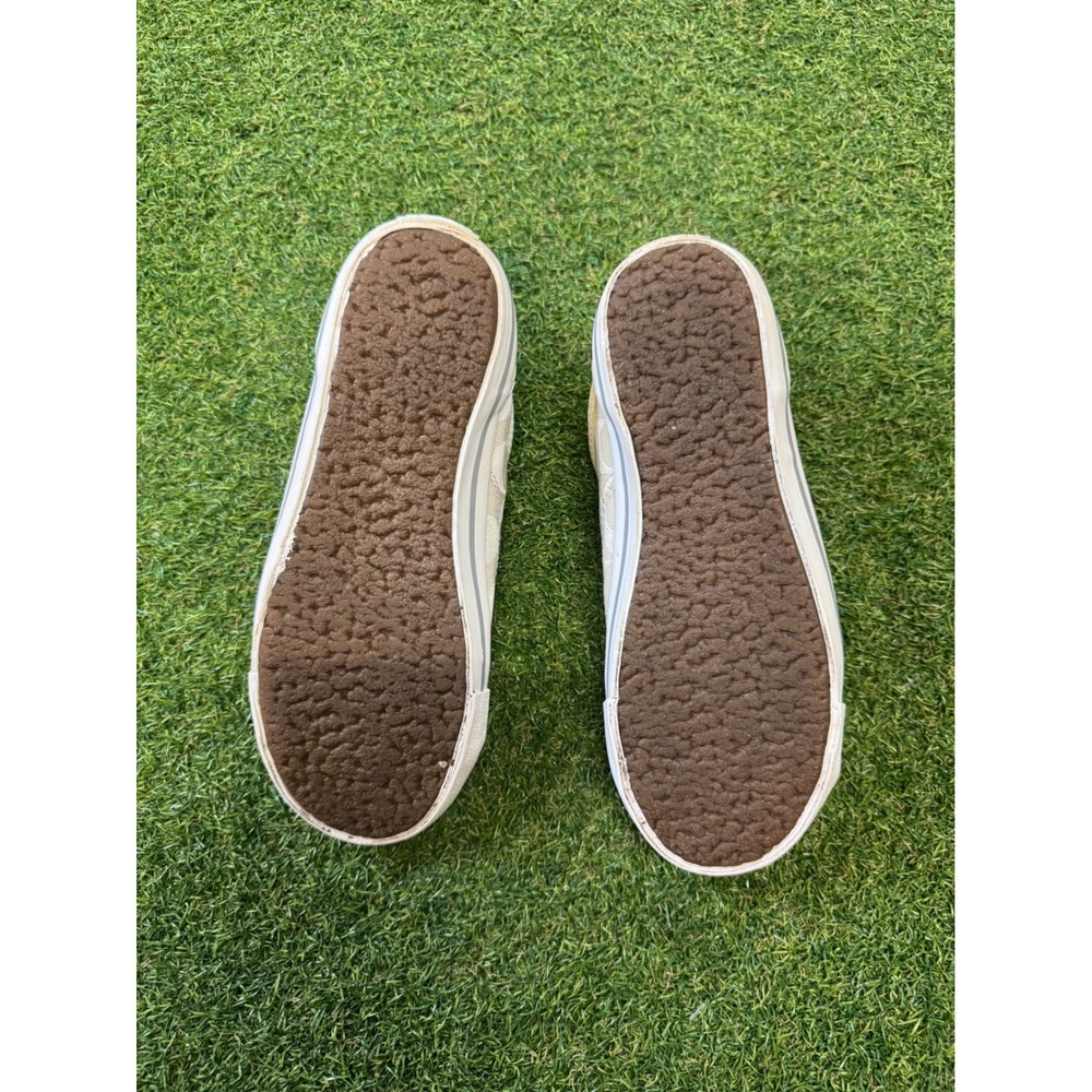 Coach Francesca Signature Monogram Sneakers Cream Beige Low Top A6296 Womens 6B - Picture 6 of 6